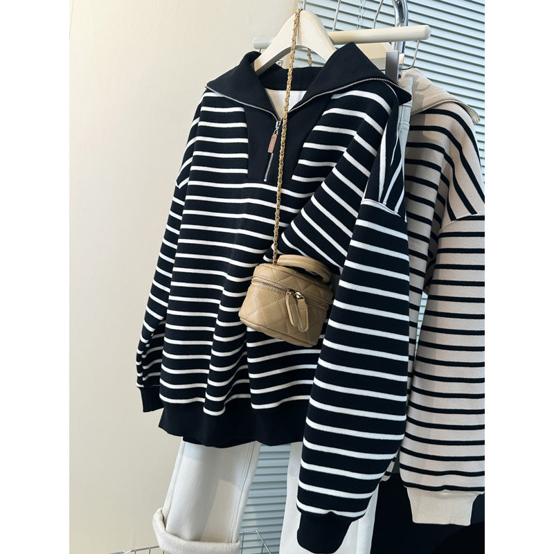 Women's Loose Casual-Style Hoodie Outerwear Top
