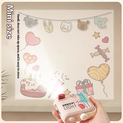 Children's Projection Lamp Girl Photo Props