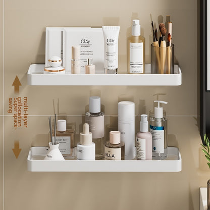 Bathroom Storage Rack Bathroom Toilet Acrylic Face Washing Washstand Towel White Punch-free