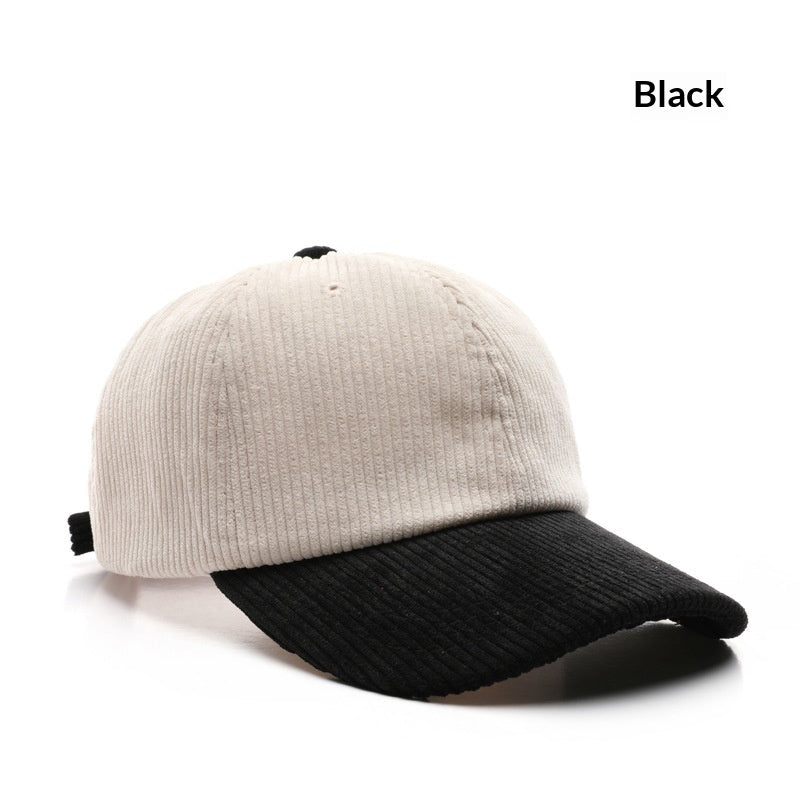 Women's Outdoor Solid Color Patchwork Baseball Cap