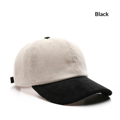Women's Outdoor Solid Color Patchwork Baseball Cap