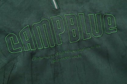 Letter Lapel Pullover Sweater For Men