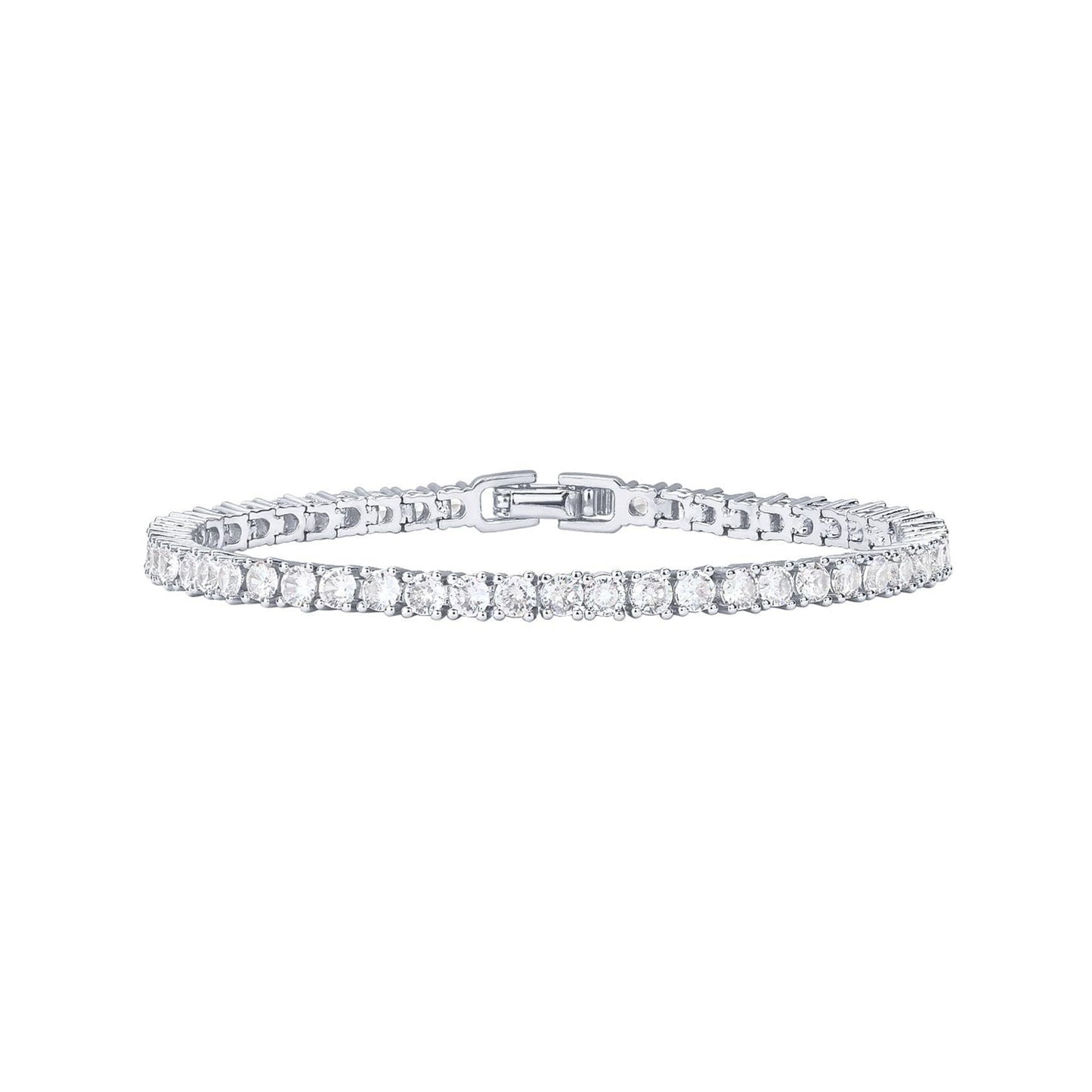 Single-row Tennis Bracelet For Men And Women