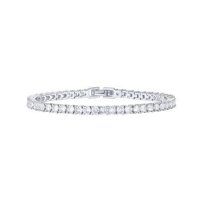 Single-row Tennis Bracelet For Men And Women