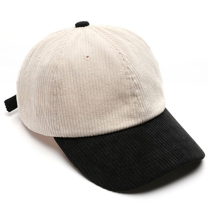 Women's Outdoor Solid Color Patchwork Baseball Cap