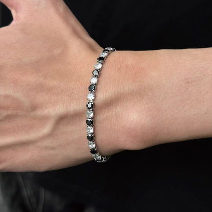 European And American Hip-hop Titanium Colorfast Bracelet
