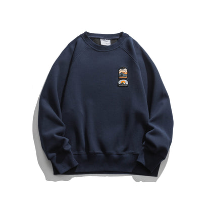 New Simple Drop-shoulder Sleeve Sweater For Men