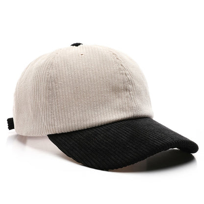 Women's Outdoor Solid Color Patchwork Baseball Cap
