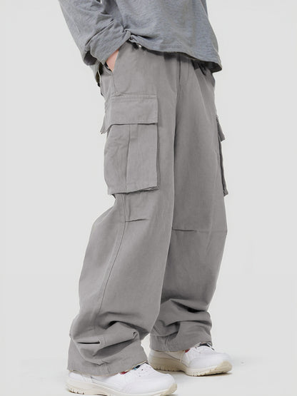 Casual Loose Three-dimensional Pocket Fried Street Overalls
