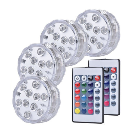 LED Remote Control Diving Light Waterproof Candle Light
