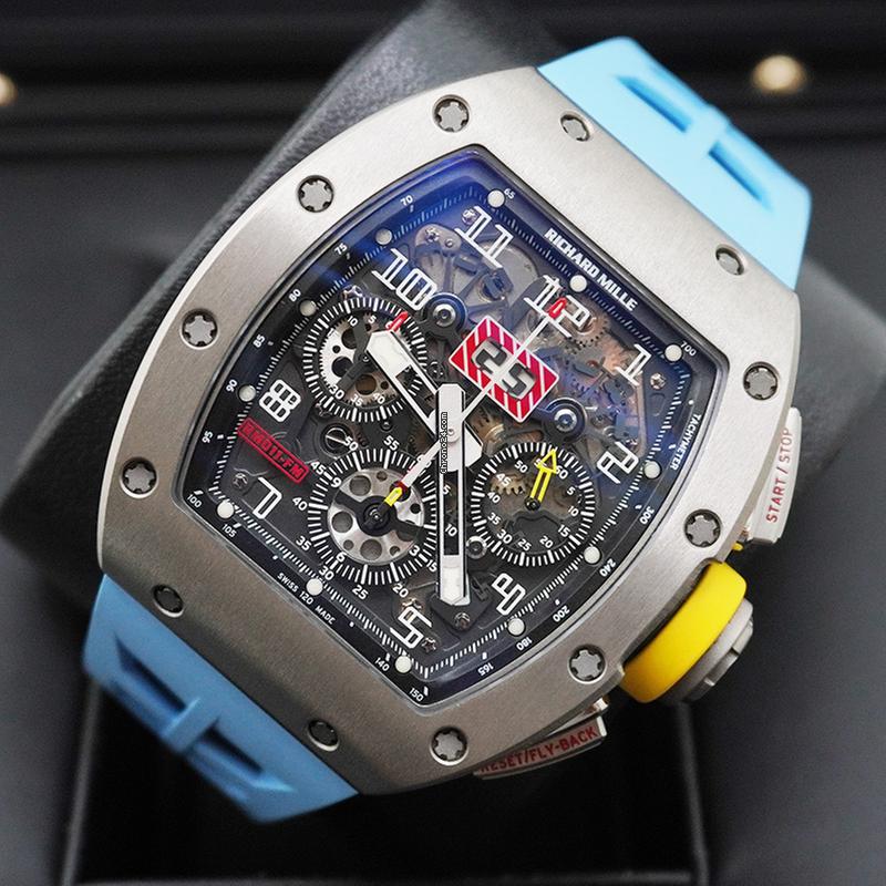 Richard Mille RM 011 RM11-FM Chronograph Felipe Massa Titanium 50mm Openworked Dial