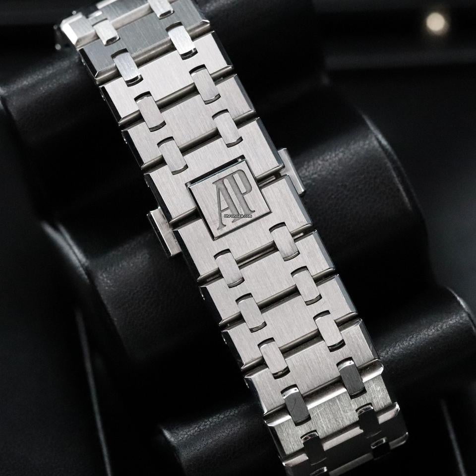Audemars Piguet Royal Oak Chronograph Complete 41mm Black Dial Stainless Steel 26320ST Automatic