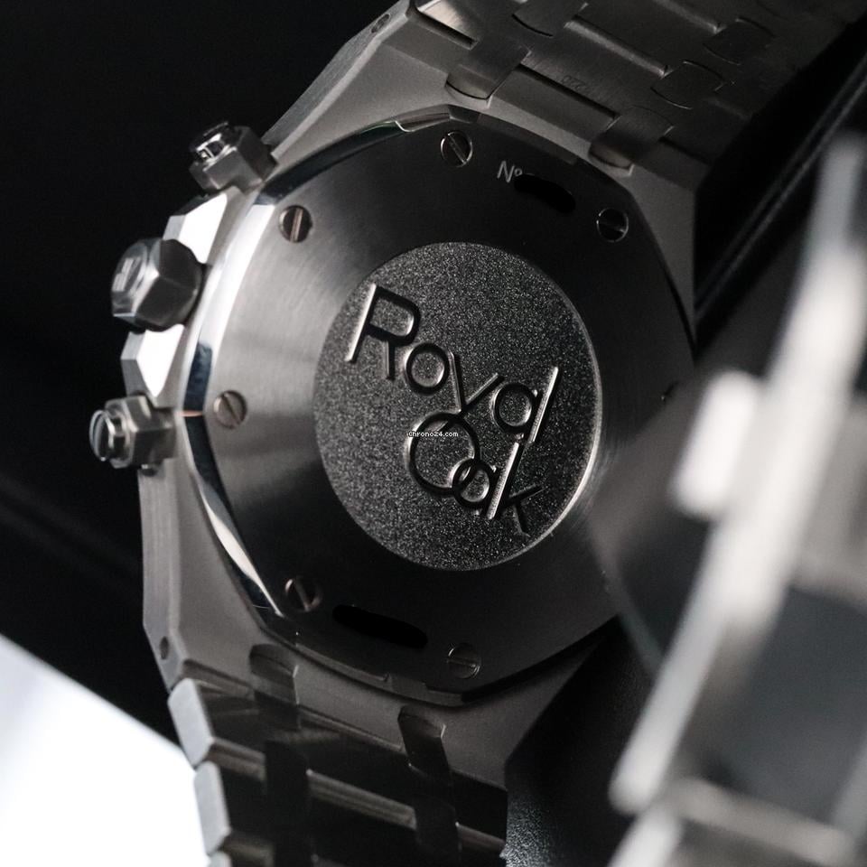 Audemars Piguet Royal Oak Chronograph Complete 41mm Black Dial Stainless Steel 26320ST Automatic