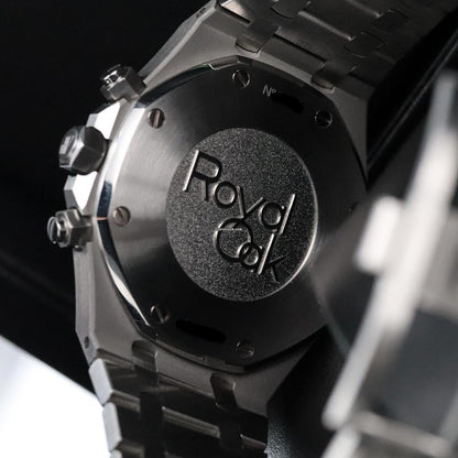 Audemars Piguet Royal Oak Chronograph Complete 41mm Black Dial Stainless Steel 26320ST Automatic