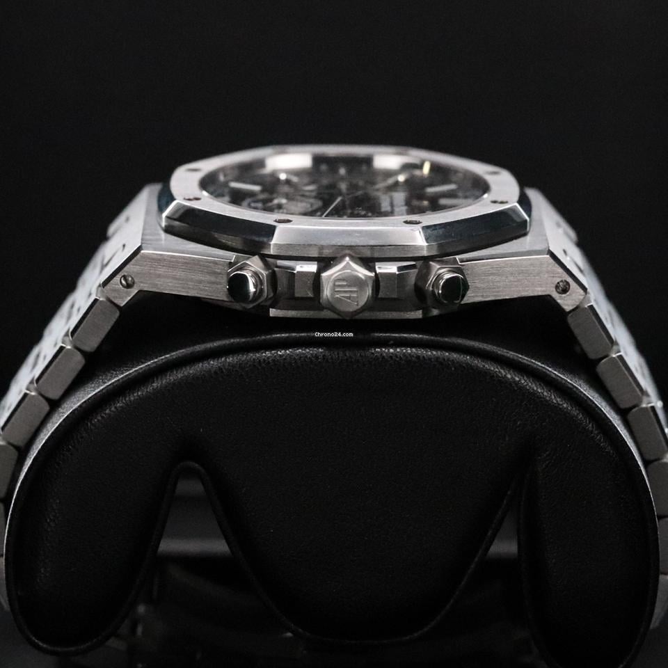 Audemars Piguet Royal Oak Chronograph Complete 41mm Black Dial Stainless Steel 26320ST Automatic