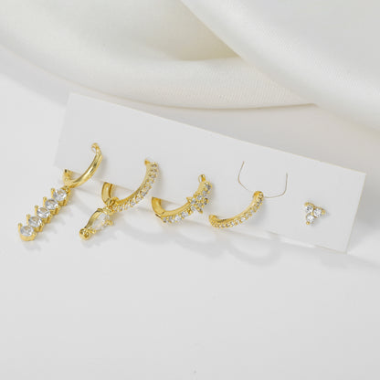 Light-luxury Feng Shui Teardrop Earring Set