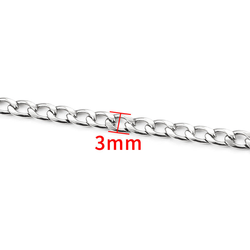 Stainless Steel NK Chain Fashion Jewelry Chain DIY Necklace