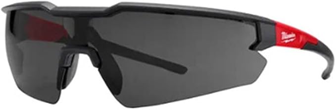 Milwaukee Anti-Fog Safety Glasses Tinted Lens Black/Red Frame 1 pc. - Case of: 1