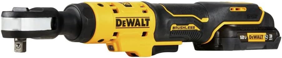 DEWALT XTREME™ 12V MAX* Brushless 3/8 in. Ratchet Kit (DCF503GG1)