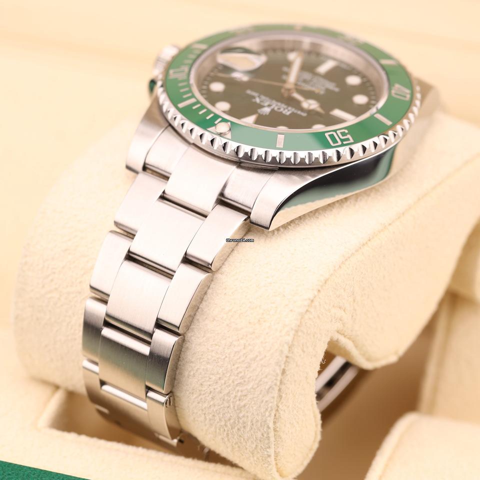 Rolex Submariner Date 40 Hulk Green Dial 116610LV Oyster Like New Unworn 2017