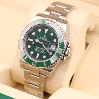 Rolex Submariner Date 40 Hulk Green Dial 116610LV Oyster Like New Unworn 2017