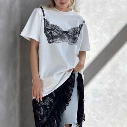 Women's Pure Cotton Short-sleeve T-shirt Top