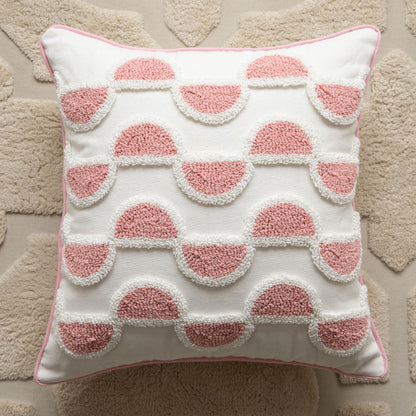 Living Room Sofa Modern Polka Dot Tassel Pillow Cover