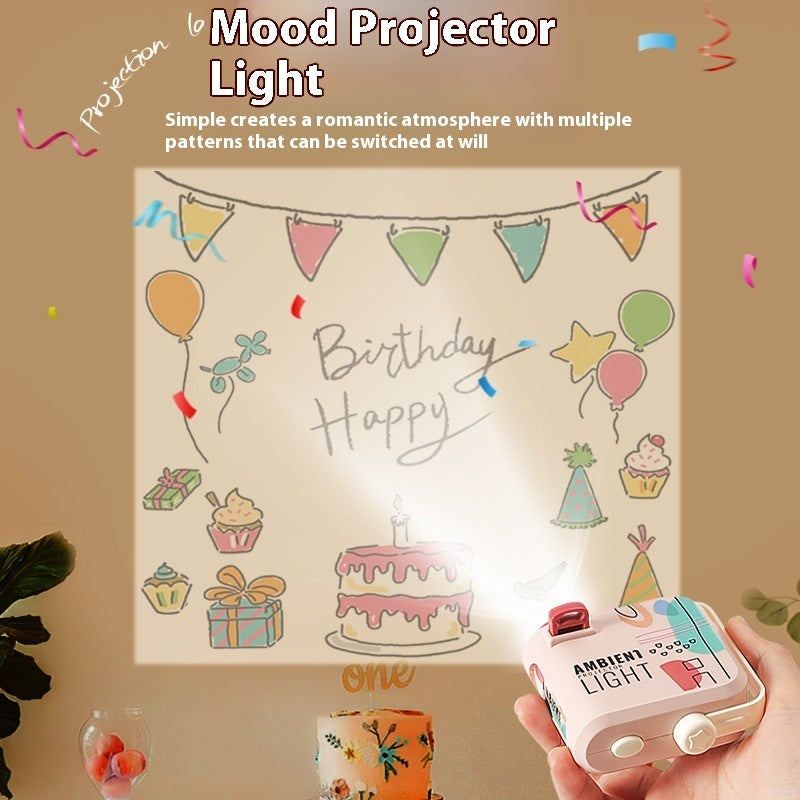 Children's Projection Lamp Girl Photo Props