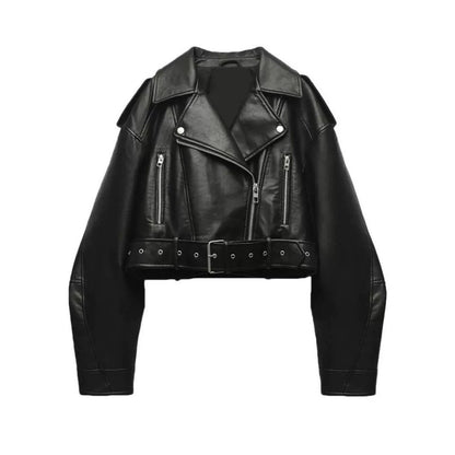 Bestselling Street-style Retro Turn-down Collar Loose Washed Jacket