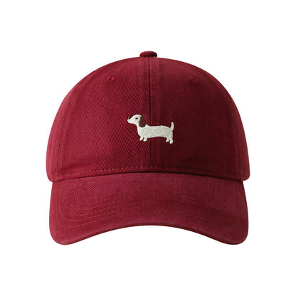Dachshund Embroidered Baseball Cap For Women Versatile And Easy To Style
