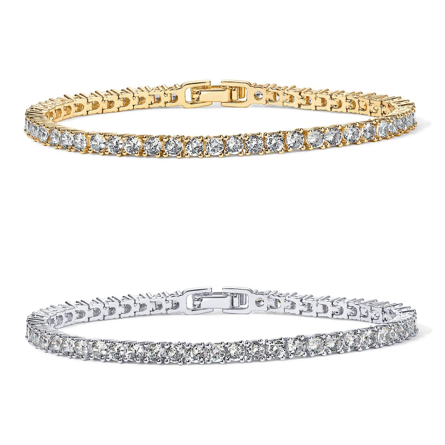 Single-row Tennis Bracelet For Men And Women