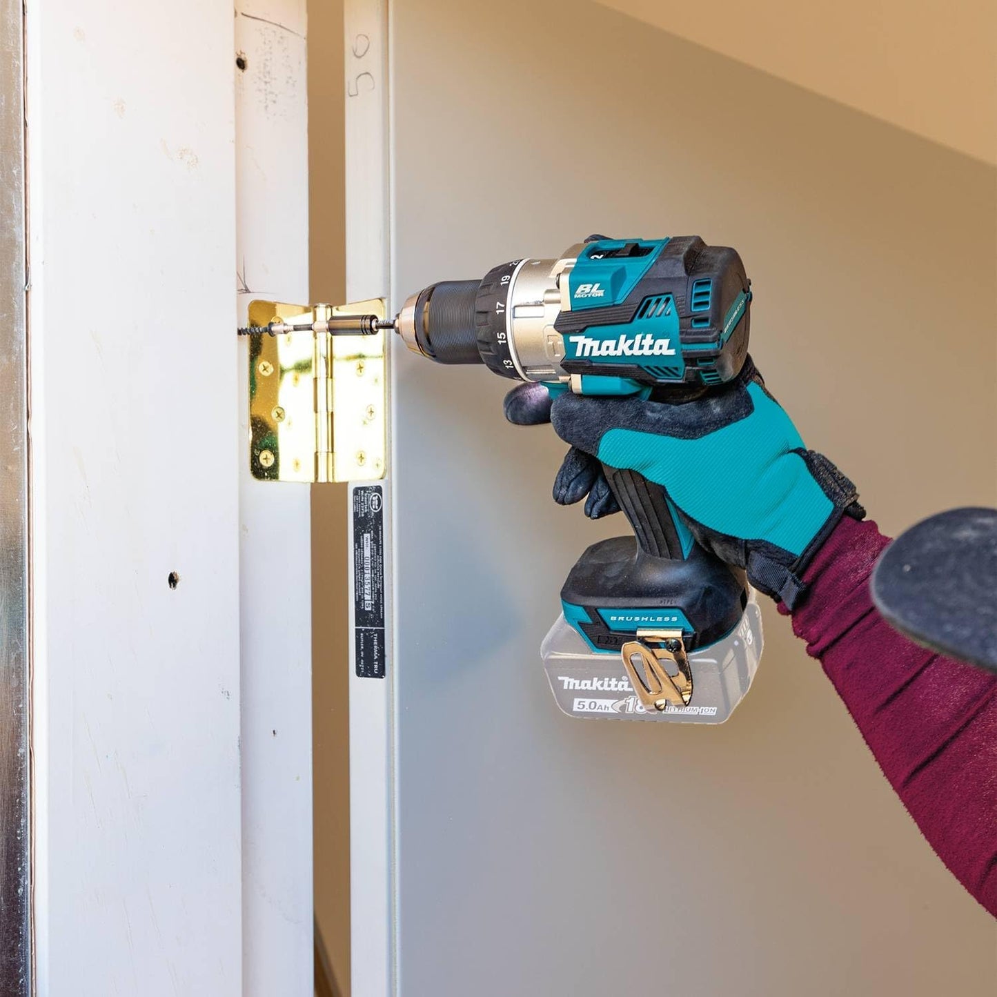 Makita XPH16Z 18V LXT® Lithium-Ion Compact Brushless Cordless 1/2" Hammer Driver-Drill, Tool Only | Lithium-Ion, Compact, Tool Only