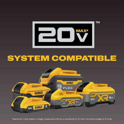 DEWALT 20V MAX XR Oscillating Tool Kit with Blades, 3 Speed Cordless Brushless Multitool, Up to 20,000 OPM, LED Light, Battery and Charger Included (DCS356C1)
