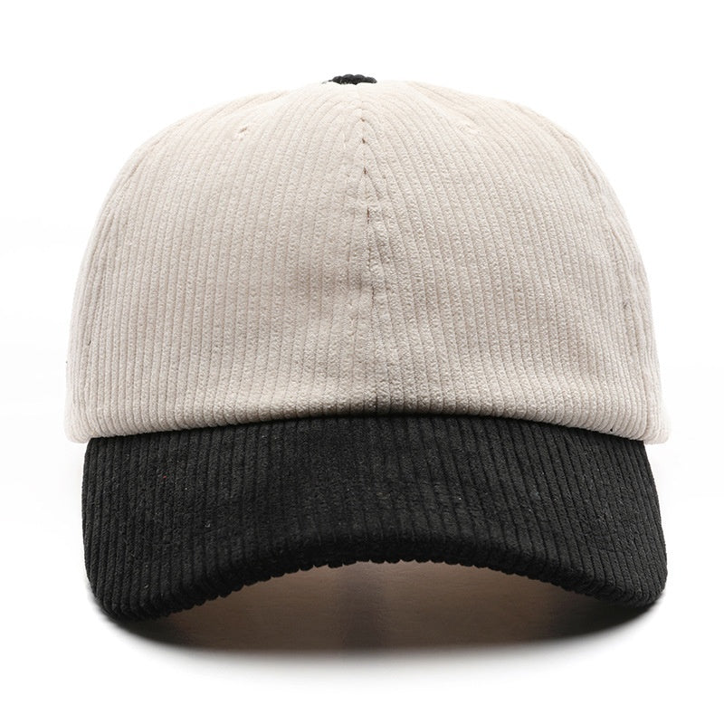 Women's Outdoor Solid Color Patchwork Baseball Cap