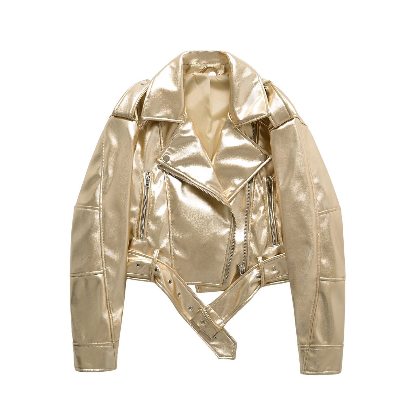Bestselling Street-style Retro Turn-down Collar Loose Washed Jacket