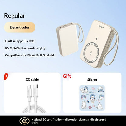Magnetic Wireless Power Bank Ah 20W Portable