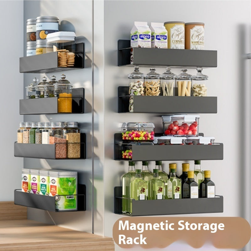 Side Refrigerator Magnetic Storage Rack Storage Wall-mounted Seasoning Rack