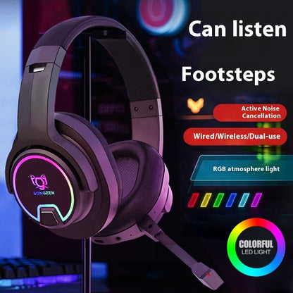 Headset Wireless With Microphone E-sports Games Noise Reduction Headset