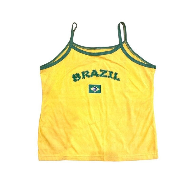 Women's American-style Vintage Short T-shirt And Shorts