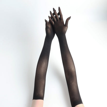 Women's Five-finger Seamless Anti-hook Silk Glove