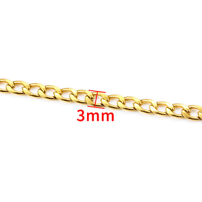 Stainless Steel NK Chain Fashion Jewelry Chain DIY Necklace