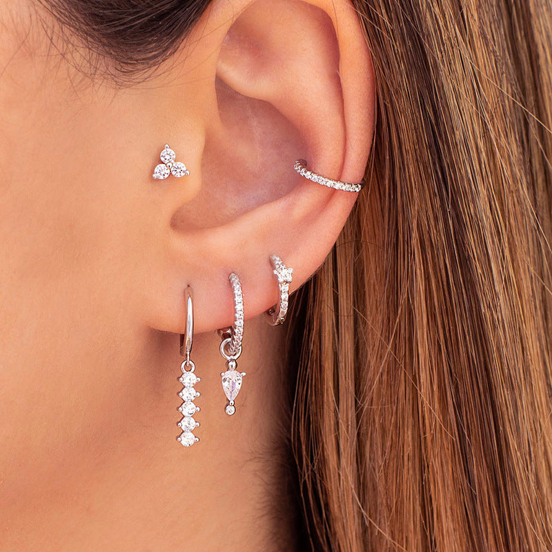 Light-luxury Feng Shui Teardrop Earring Set