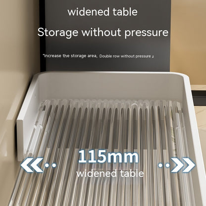 Bathroom Storage Rack Bathroom Toilet Acrylic Face Washing Washstand Towel White Punch-free