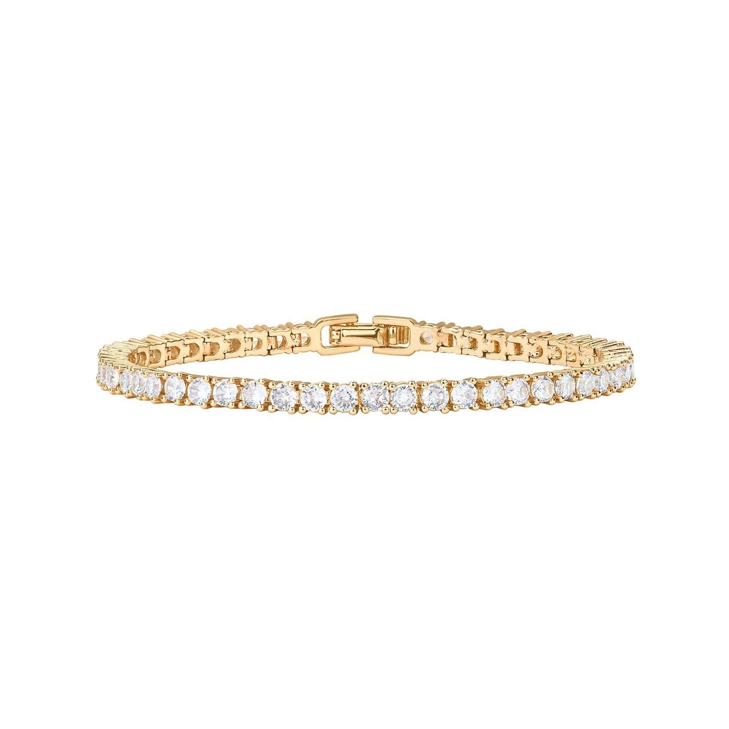 Single-row Tennis Bracelet For Men And Women