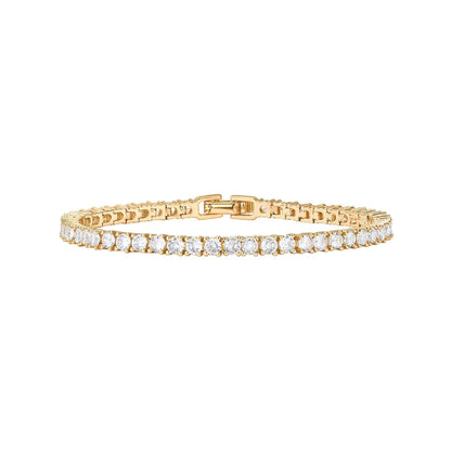 Single-row Tennis Bracelet For Men And Women