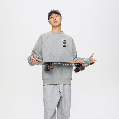 New Simple Drop-shoulder Sleeve Sweater For Men