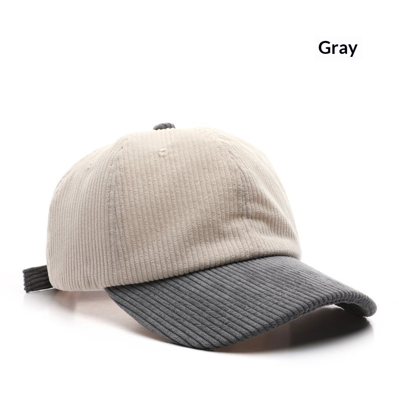 Women's Outdoor Solid Color Patchwork Baseball Cap