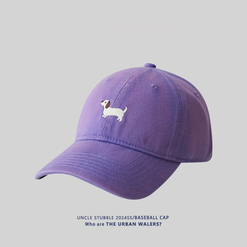 Dachshund Embroidered Baseball Cap For Women Versatile And Easy To Style