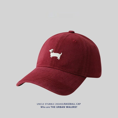 Dachshund Embroidered Baseball Cap For Women Versatile And Easy To Style