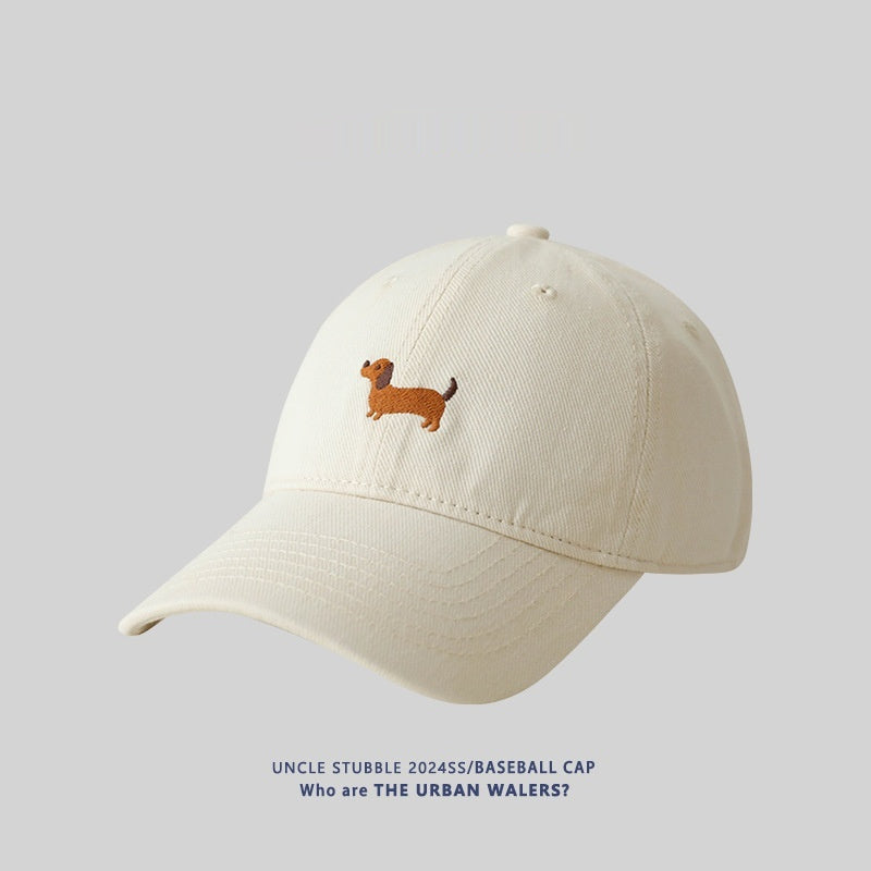 Dachshund Embroidered Baseball Cap For Women Versatile And Easy To Style